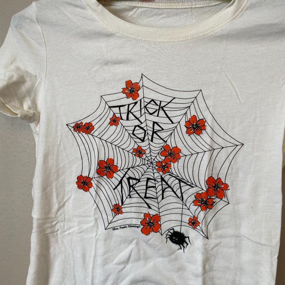 Wax Poetic Trick or Treat Fitted Tee Halloween - Picture 2 of 4